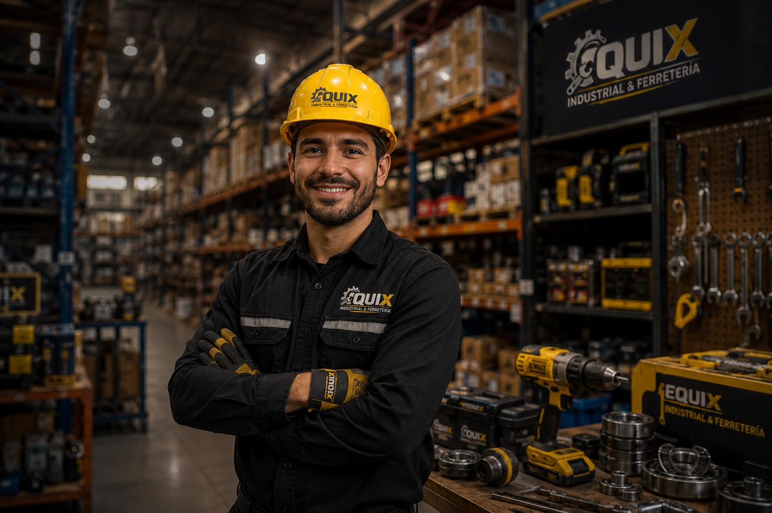 Equipo IQUIX Industrial & Ferretería en almacén